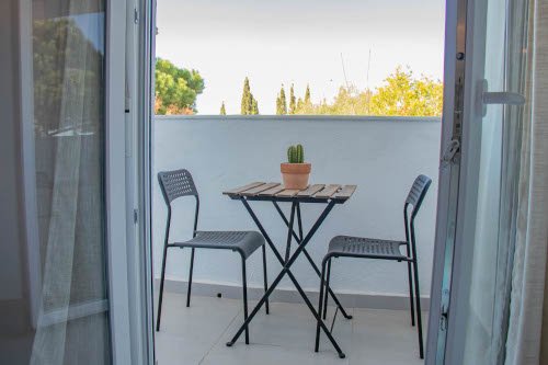 Vista del balcón de la habitación